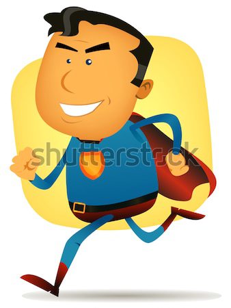 Comic Superman Character Stock photo © benchart
