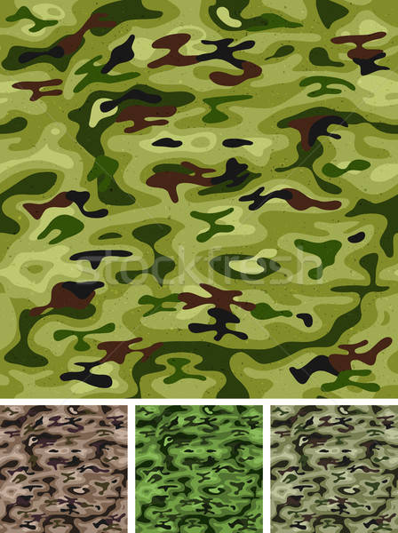 Seamless Military And Hunting Camo Stock photo © benchart
