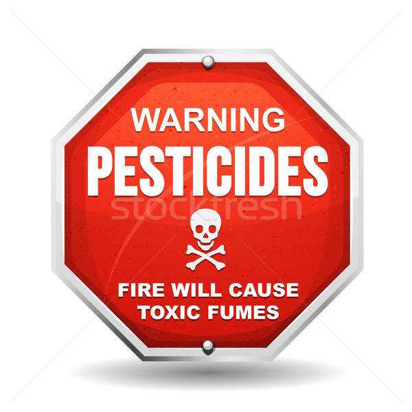 Warning Pesticide Danger Stock photo © benchart