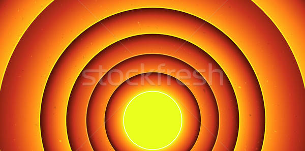 Absztrakt rajz körök illusztráció cirkusz koncentrikus Stock fotó © benchart