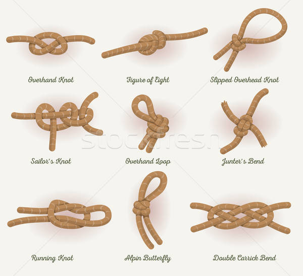 Rope Knots Set Stock photo © benchart