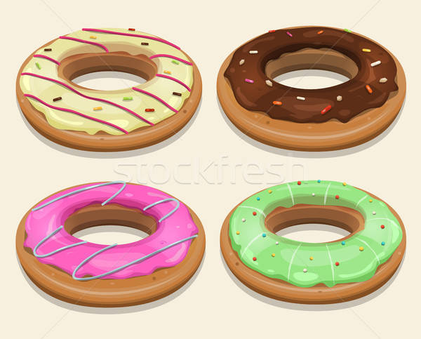 Fast Food Donuts Stock photo © benchart