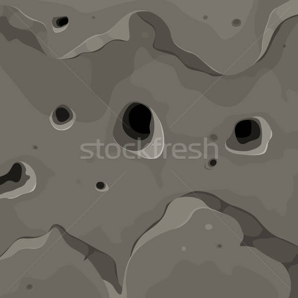 Górskich kamień rock ulga ilustracja cartoon Zdjęcia stock © benchart