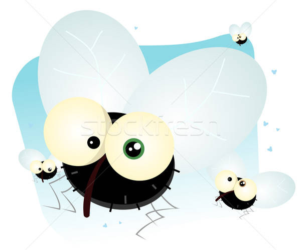 Cartoon Housefly Stock photo © benchart