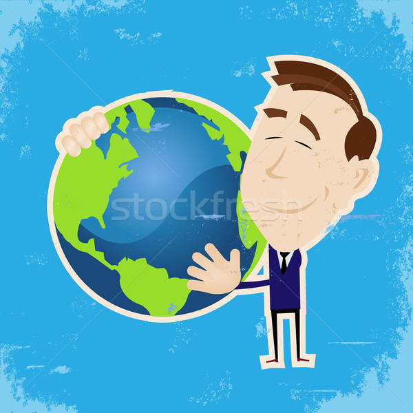 Man Loving Earth Stock photo © benchart