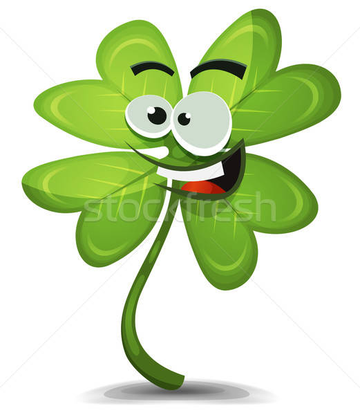 Four Leaf Clover Character Stock photo © benchart