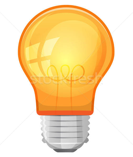 Cartoon Light Bulb Stock photo © benchart