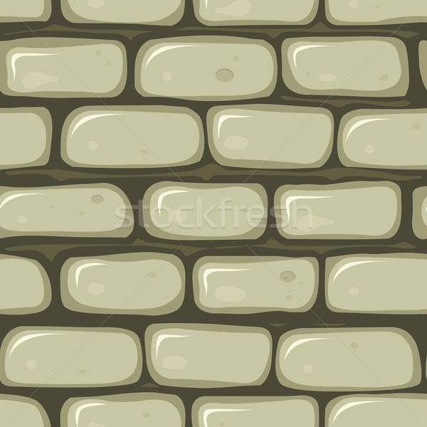 Stock photo: Seamless Stone Wall