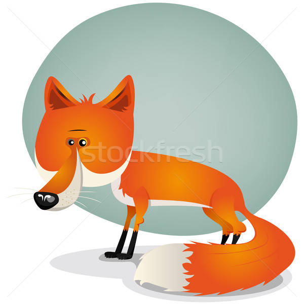 Cute Fox Character Stock photo © benchart