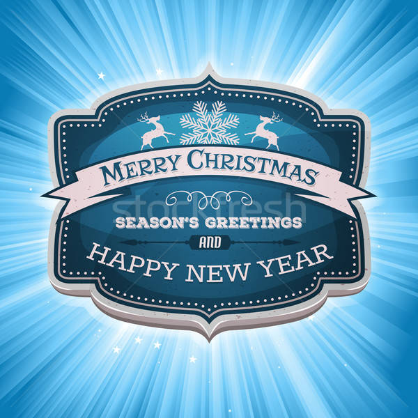 Happy New Year And Merry Christmas Banner Stock photo © benchart
