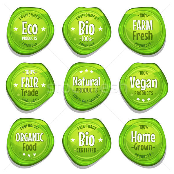Bio And Eco Seal Stamper Stock photo © benchart