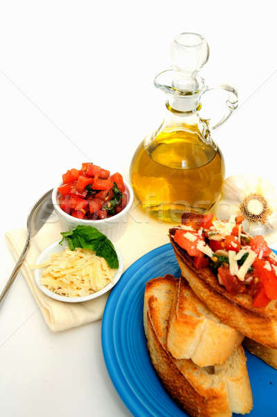 Bruschetta With Olive Oil Stock photo © bendicks