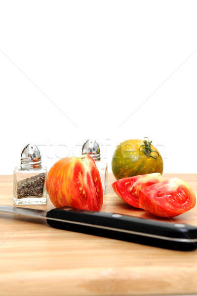 Sliced Heirloom Tomato Stock photo © bendicks