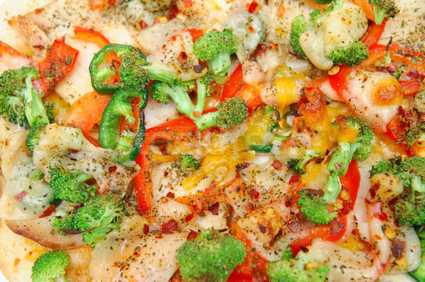 Pizza Closeup Stock photo © bendicks