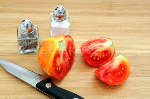 Red And Yellow Heirloom Tomato Stock photo © bendicks