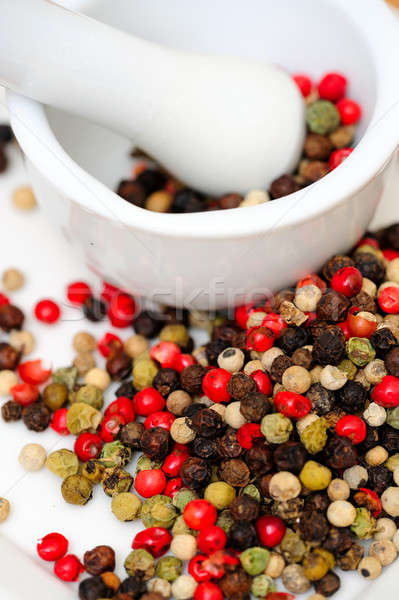 Spicy Rainbow Peppercorns Stock photo © bendicks
