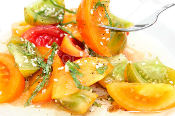 Heirloom Tomato Salad Stock photo © bendicks