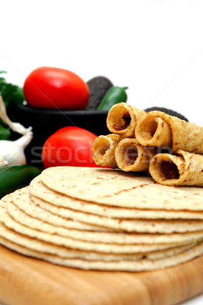 Stockfoto: Ander · natuurlijke · ingrediënten · eigengemaakt · tomaten · klein