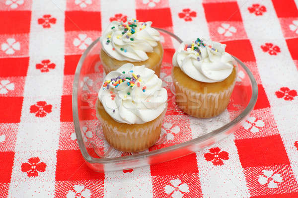 Cupcake With Sprinkles Stock photo © bendicks