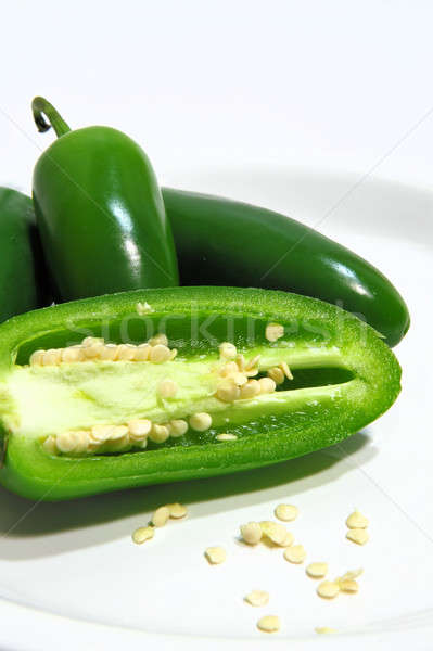 Jalapeno Pepper And Seeds Stock photo © bendicks