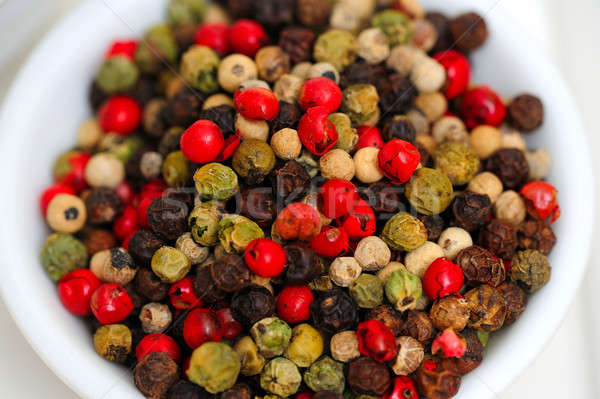 Gourmet Rainbow Peppercorns Stock photo © bendicks