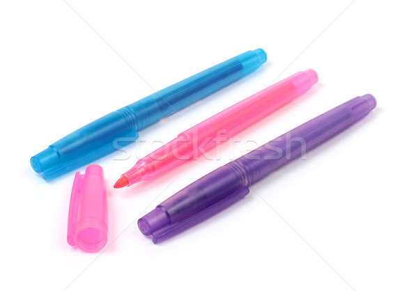 Colored markers Stock photo © bendzhik