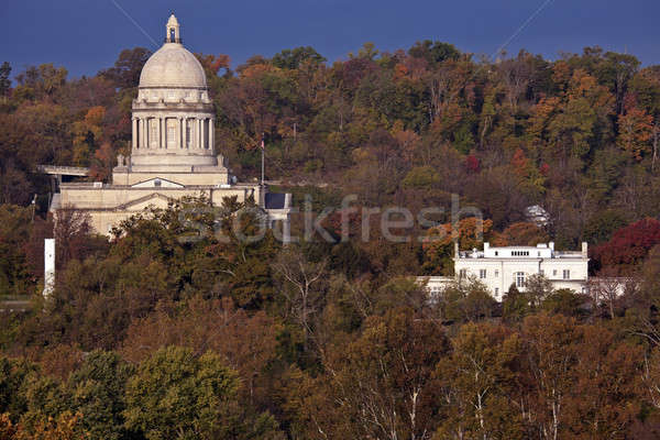Kentucky budynku niebo domu drzewo architektury Zdjęcia stock © benkrut