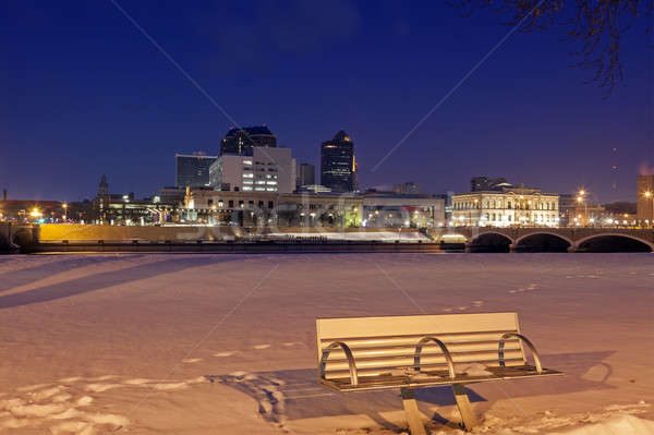 Des Moines skyline  Stock photo © benkrut