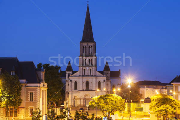 Saint Laude Church in Angers Stock photo © benkrut