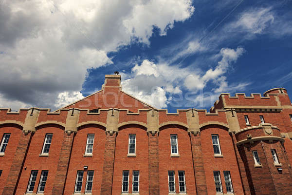 Stock foto: Innenstadt · Calgary · Reise · rot · Ziegel