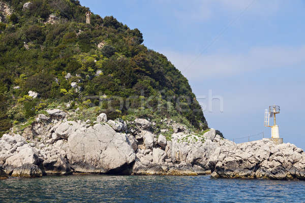 Capri Island old lighthouse Stock photo © benkrut
