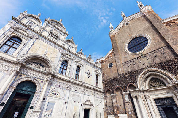 Campo Santi Giovanni e Paolo in Venice Stock photo © benkrut