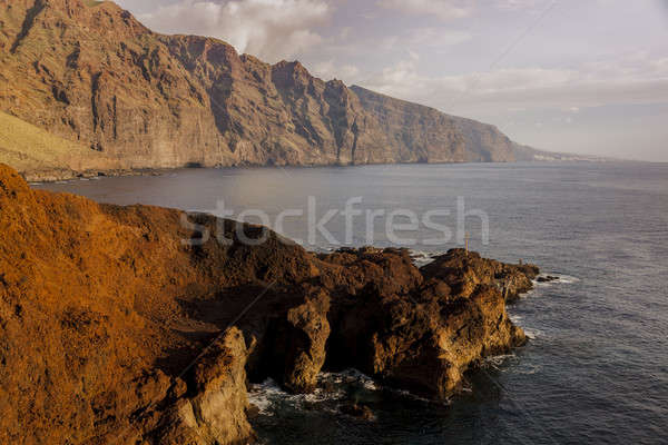 Tenerife landscape at sunset Stock photo © benkrut