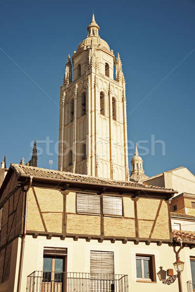 Cathedral in Segovia, Spain. Stock photo © benkrut