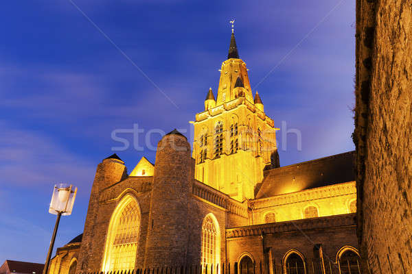Eglise Notre-Dame Cathedral in Calais  Stock photo © benkrut
