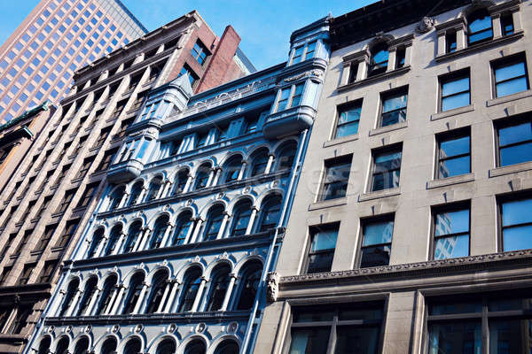 Historic buidlings in the center of Boston Stock photo © benkrut