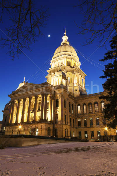 State Capitol of Illinois in Springfied Stock photo © benkrut