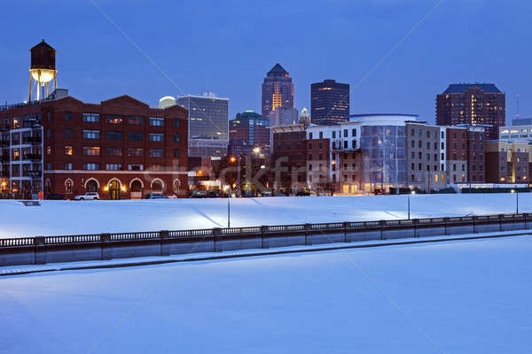 Des Moines skyline Stock photo © benkrut