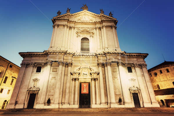 New Cathedral in Brescia Stock photo © benkrut