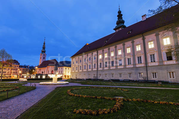 Heiligengeistkirche on Kiki-Kogelnik-Platz in Klagenfurt Stock photo © benkrut