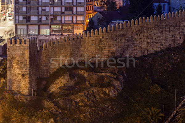 Old city walls in Porto Stock photo © benkrut