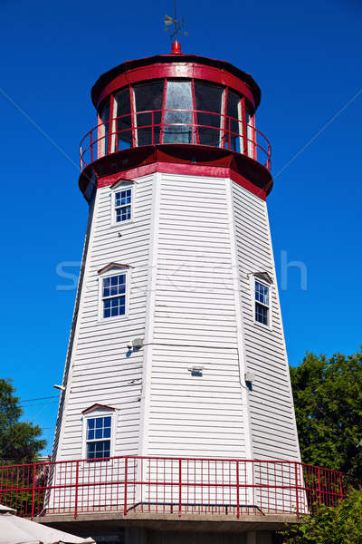 Far Blue Sky ontario Canada copac Imagine de stoc © benkrut