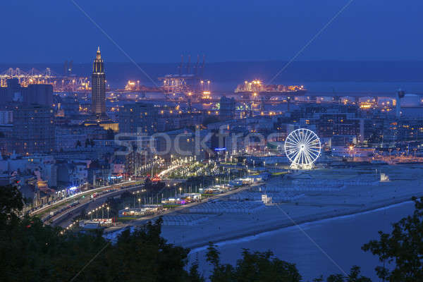 Panorama of Le Havre Stock photo © benkrut