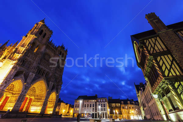 Place Notre-Dame in Amiens Stock photo © benkrut