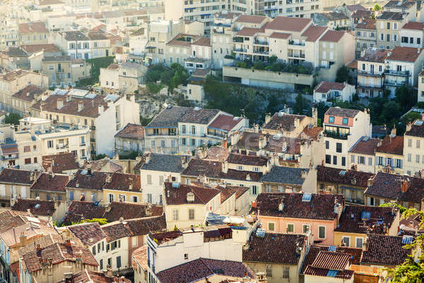 Roofs of Marseille Stock photo © benkrut