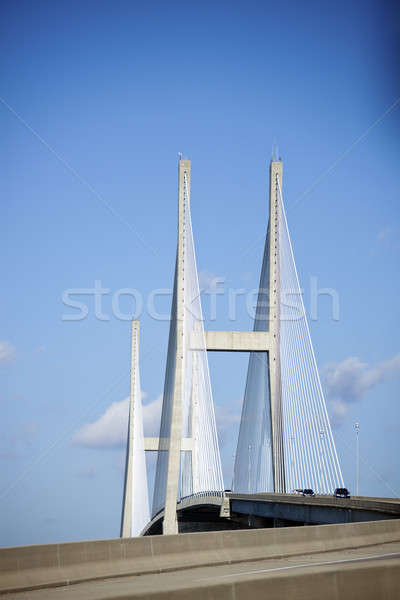 Híd autó út építészet fehér USA Stock fotó © benkrut