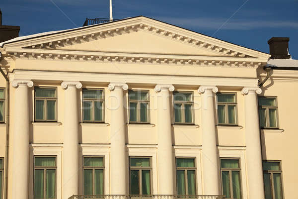 Präsidentschaftswahlen Palast Helsinki Finnland Stock foto © benkrut
