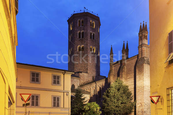 Basilica di Sant'Antonino in Piacenza Stock photo © benkrut