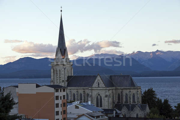 Cathedral of San Carlos de Bariloche Stock photo © benkrut