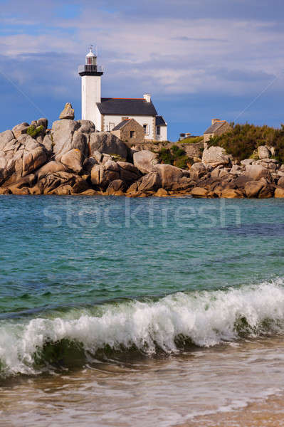 商业照片: 灯塔 · 下午 · 海滩 · 天空 · 光 · 海 / pontusval
